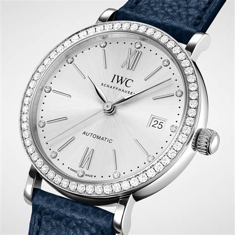 iwc damenuhr mit diamanten